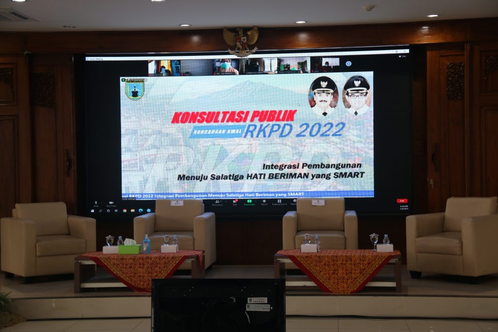 Forum Konsultasi Publik Rancangan Awal RKPD Tahun 2022 Kota Salatiga